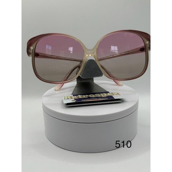 NEW Vintage Oversize Sunglasses | Non RX | Large Style | Mauve Plastic Frame main image 6